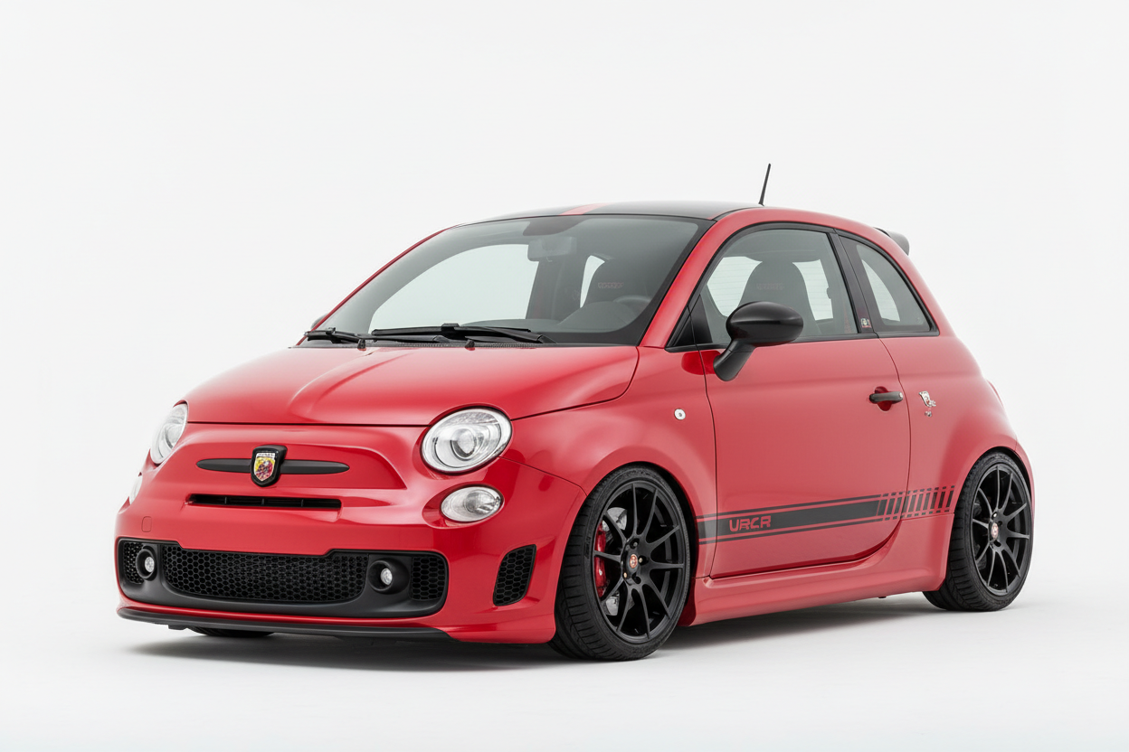 Fiat 500 Abarth 595 Rot Weiß