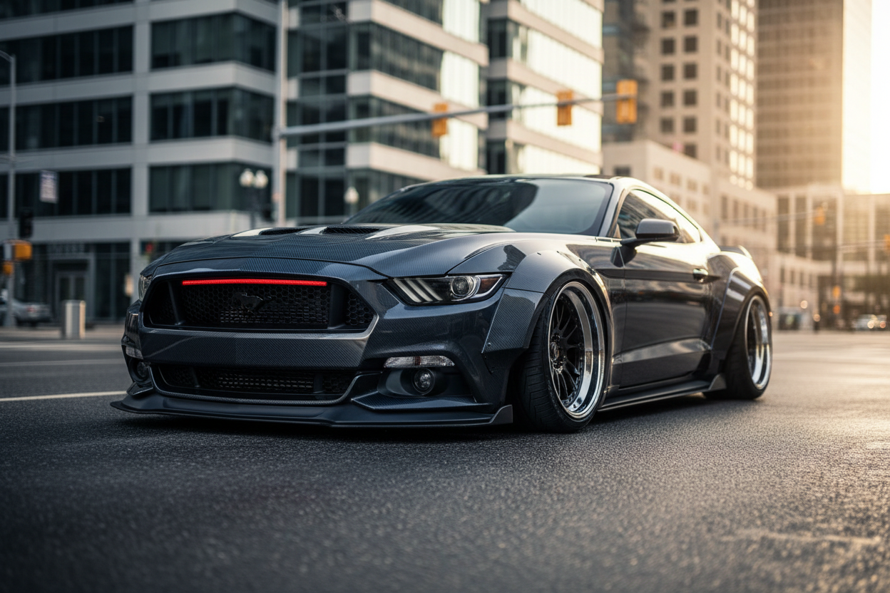 Getunter Ford Mustang hell