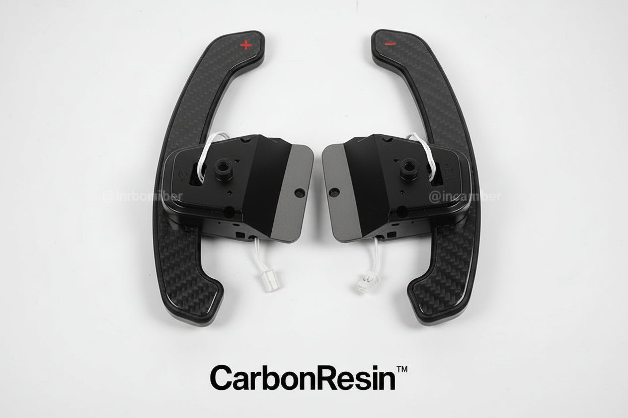 ICF Magnetische Schaltwippen VW Polo AW FL – Carbon & Aluminium