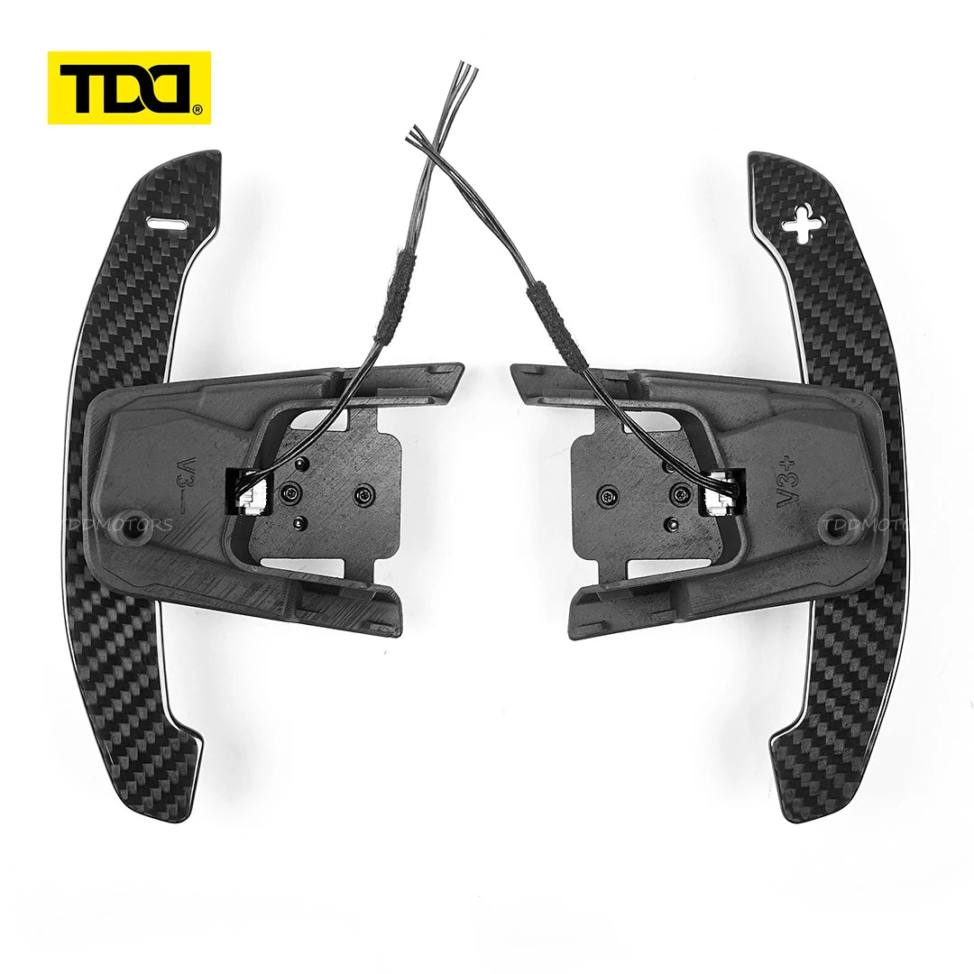 VW Carbon Schaltwippen DSG Variante Hochglanz
