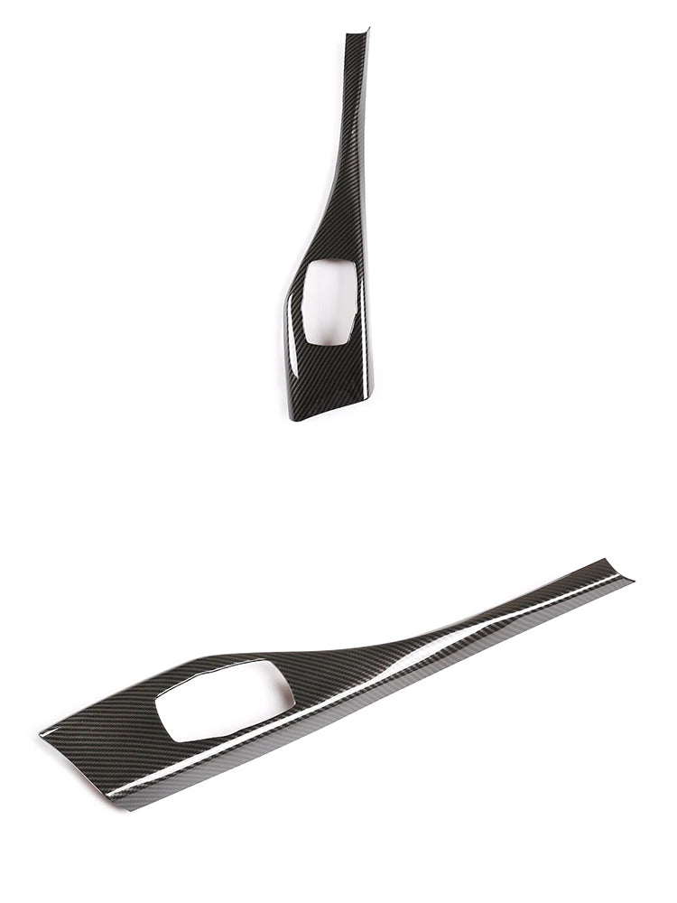 BMW 1er & 2er Multimedia Zierblende Carbon Optik Matt Schwarz