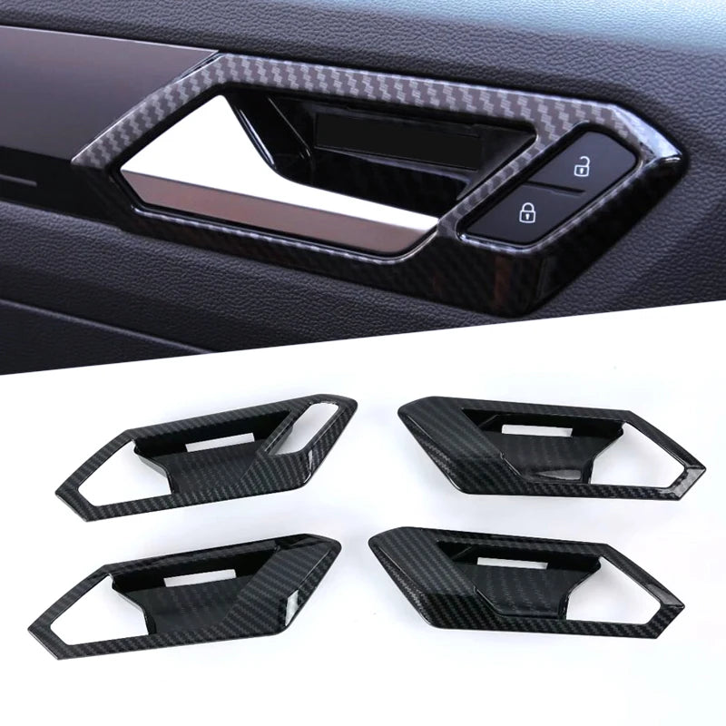 VW T-ROC A11 Interieur Zierblenden Cover Set  Carbon Optik Schwarz