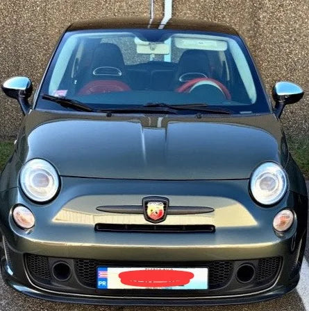 Fiat 500 Spiegelkappen Carbon Look