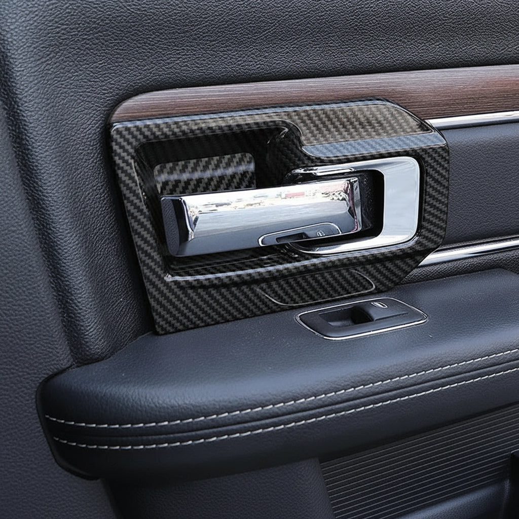 Dodge RAM 1500 Türgriff Mulden Zierblenden Carbon-Optik