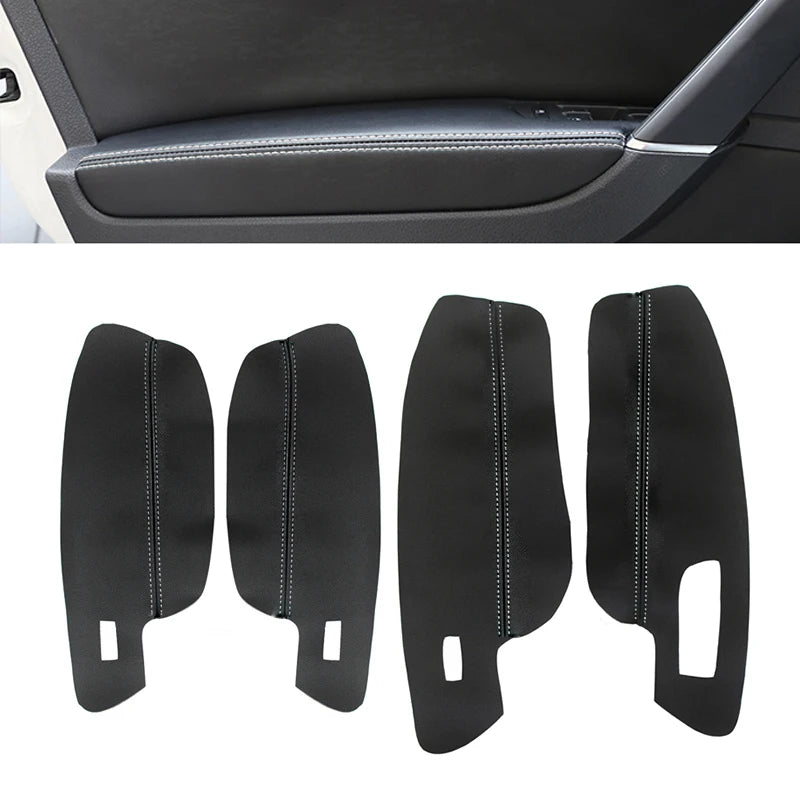 VW Golf 7 – Türarmlehne Bezug Mikrofaser-Leder Schwarz