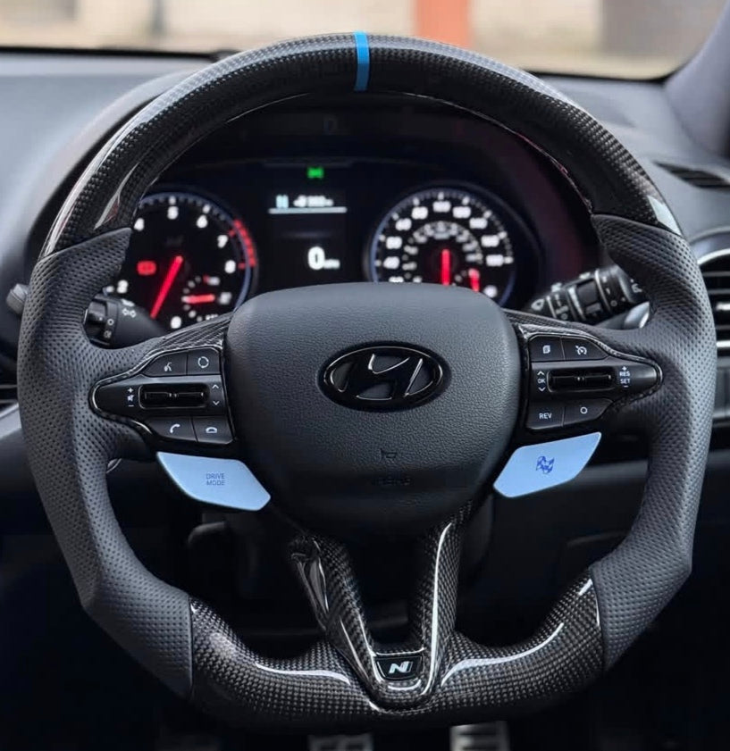 Hyundai Lenkradlogo Schwarz Glänzend - i20 / i30 / N Performance