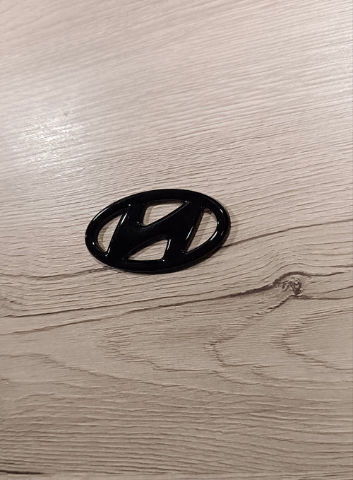 Hyundai Lenkradlogo Schwarz Glänzend - i20 / i30 / N Performance