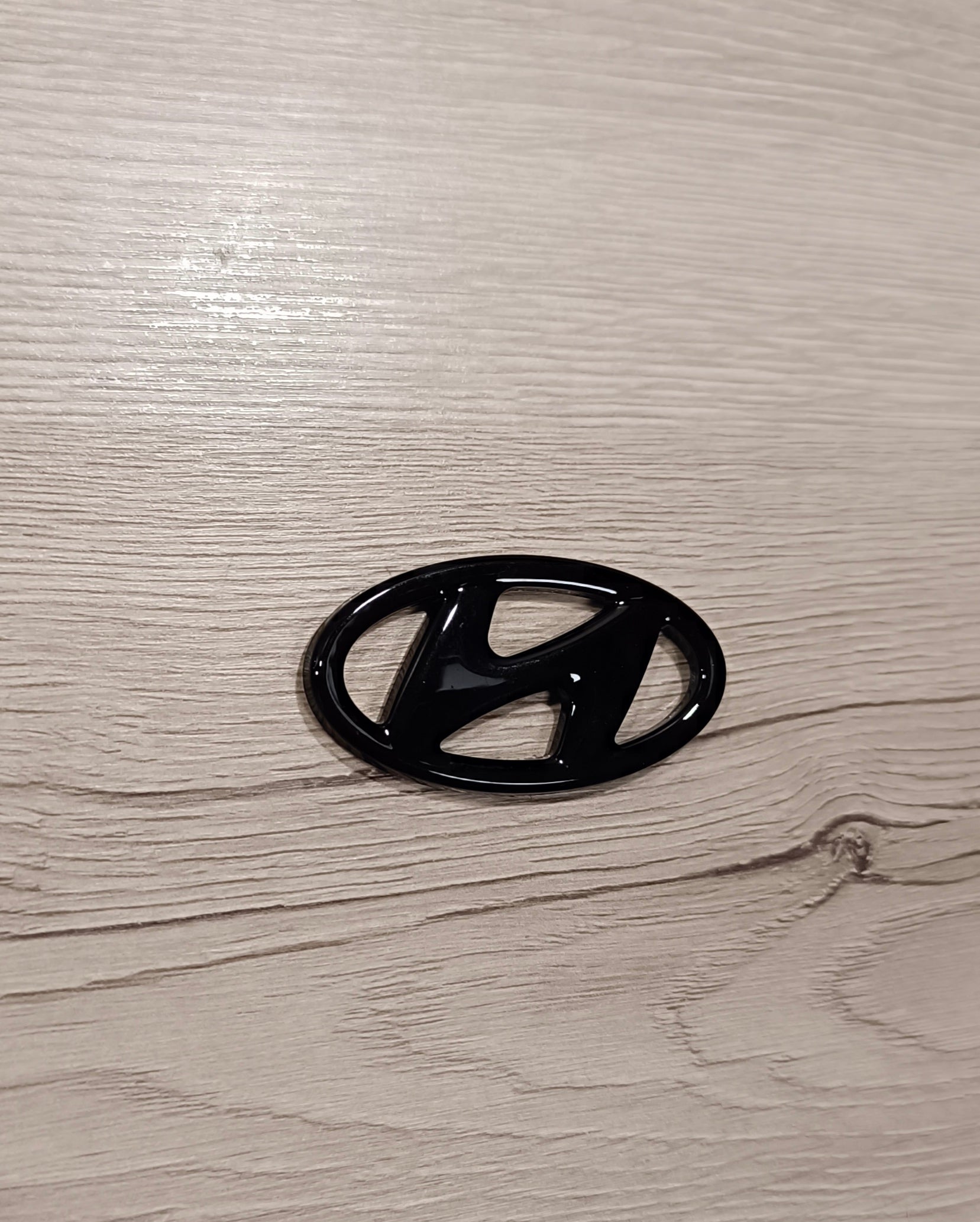 Hyundai Lenkradlogo Schwarz Glänzend - i20 / i30 / N Performance