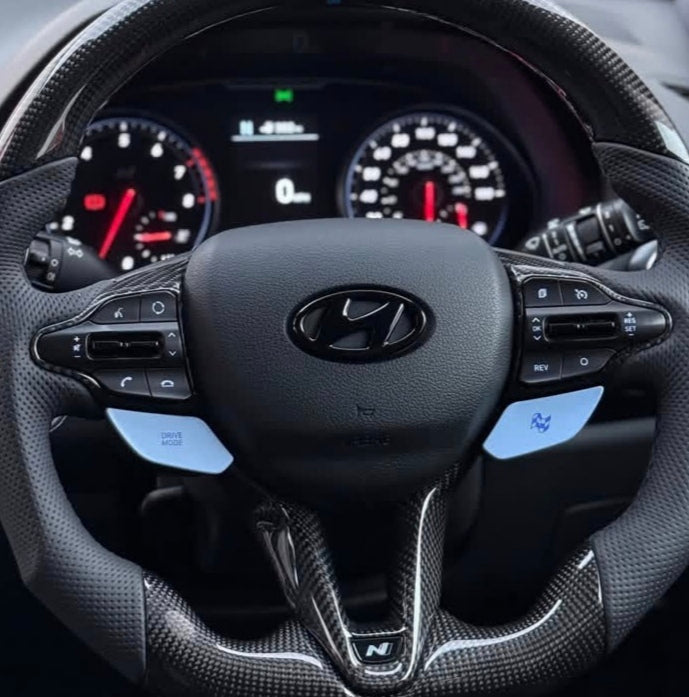 Hyundai Lenkradlogo Schwarz Glänzend - i20 / i30 / N Performance