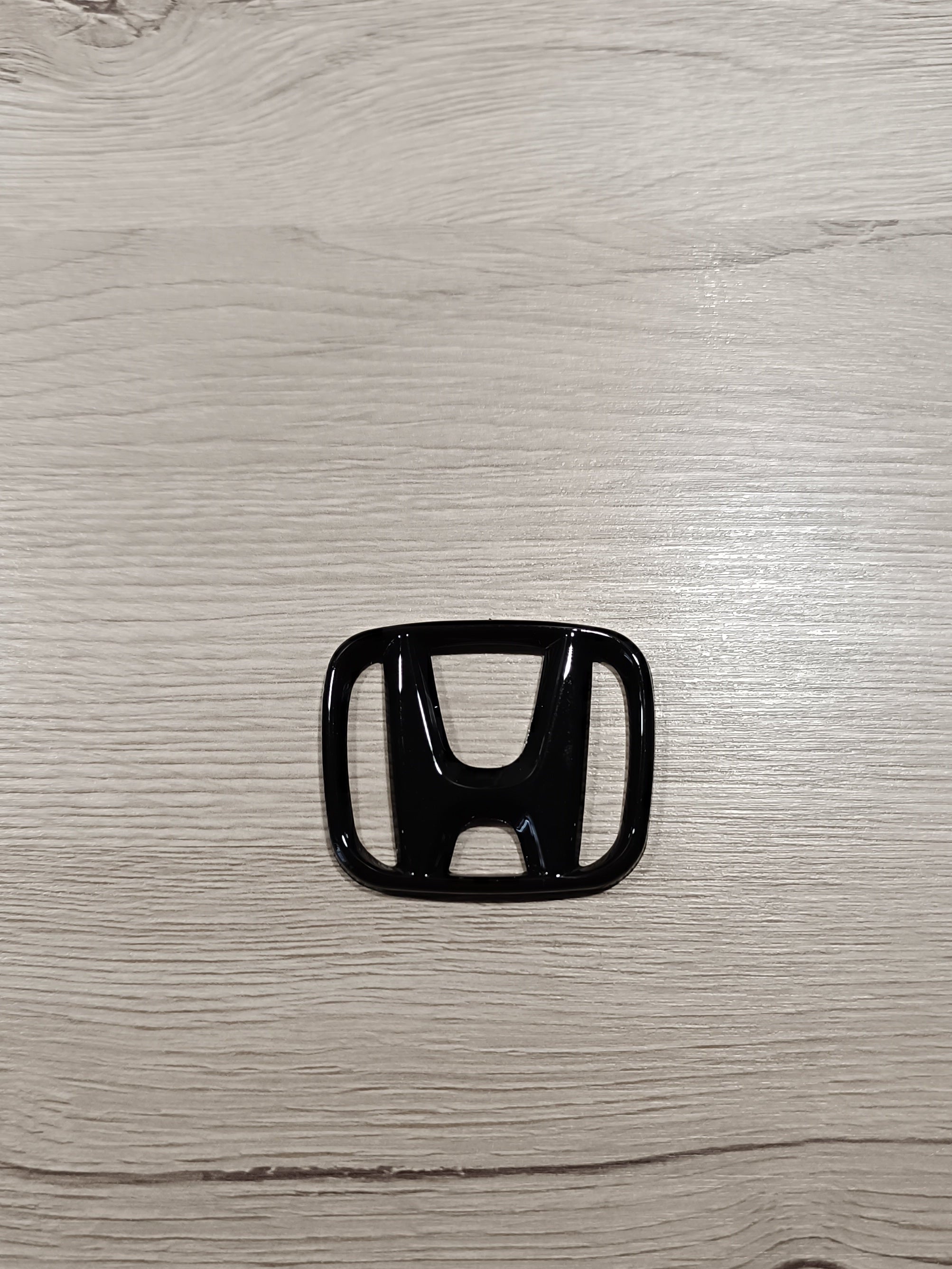 Honda Lenkrademblem Cover Abdeckung Overlay Schwarz glänzend