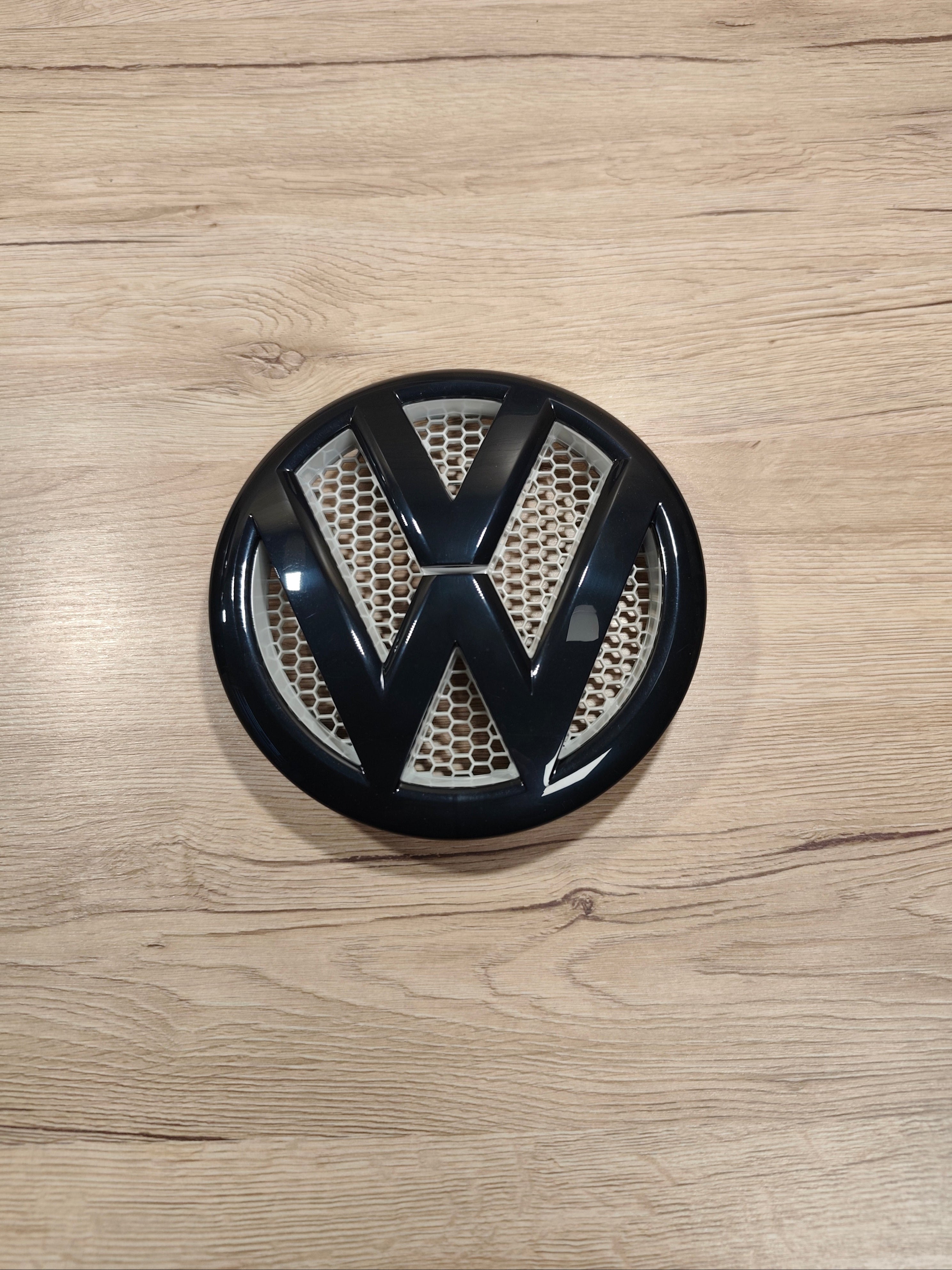 VW T5 FL Emblem Logo Schwarz/Candyweiß
