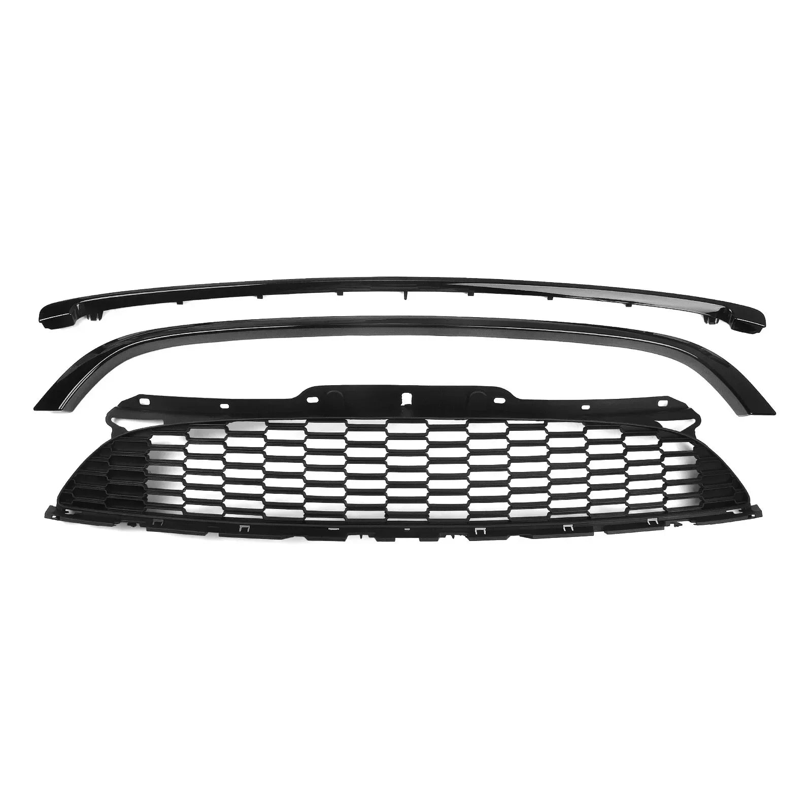 MINI Kühlergrill & Zierleisten Hochglanz Schwarz Cooper S JCW R55 R56 R57 R58 R59