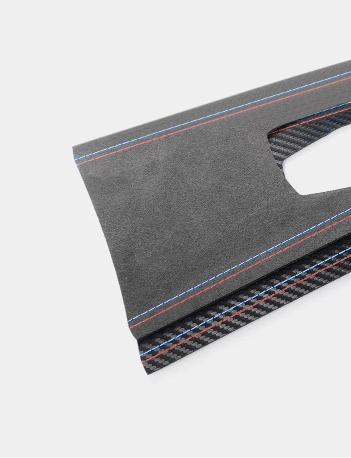 BMW F30 F32 F34 Mittelkonsole Folie Zuschnitt Alcantara Carbon Look
