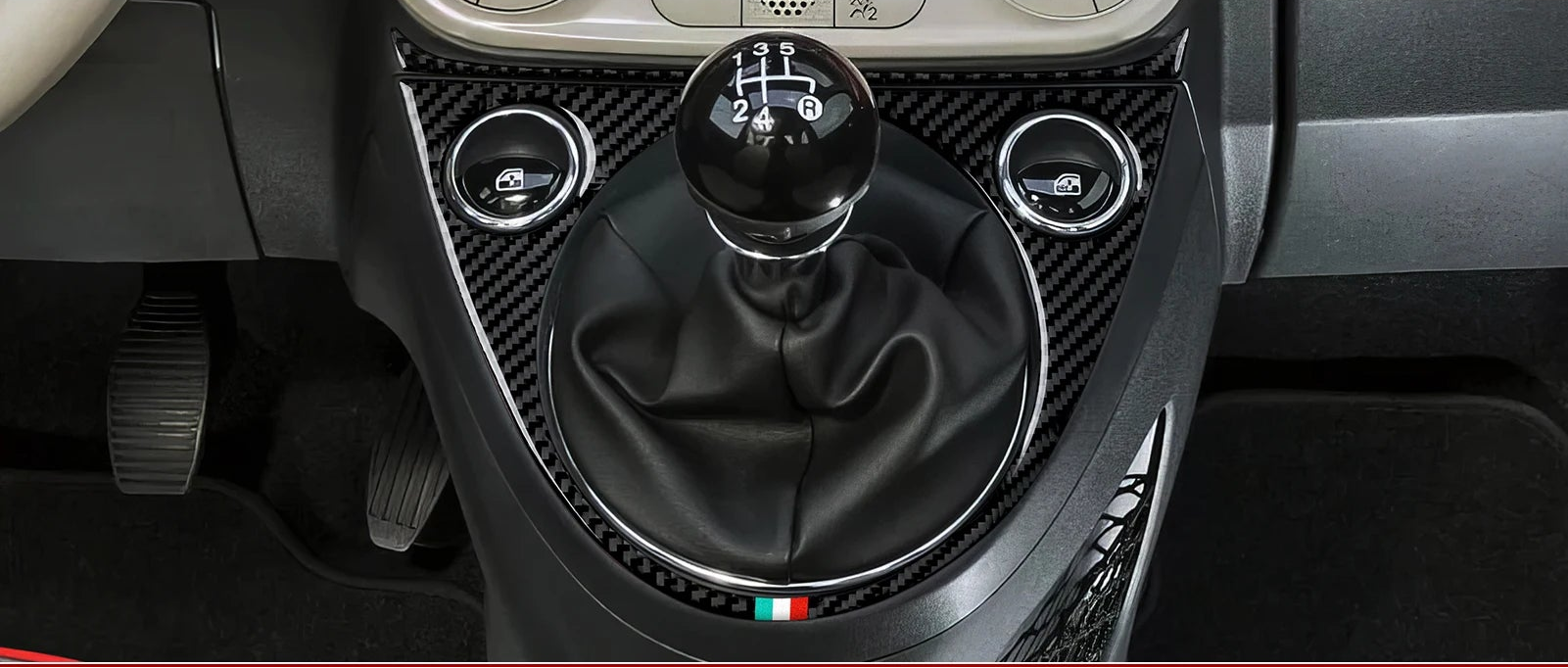 Fiat 500 Abarth 595 695 Innenraum Carbon Look Cover Set