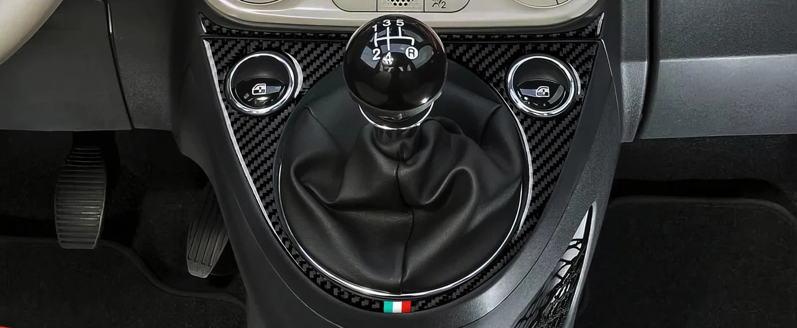 Fiat 500 Abarth 595 695 Innenraum Carbon Look Cover Set