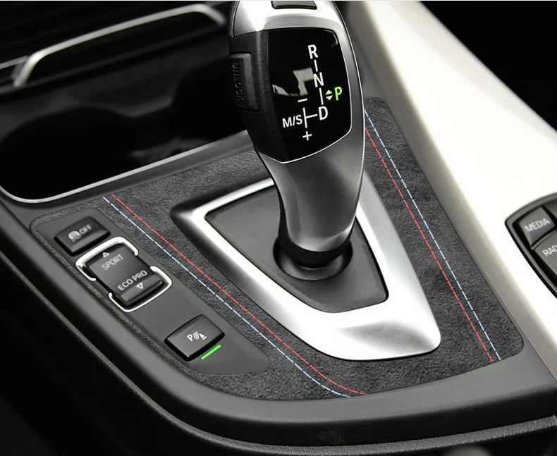 BMW F30 F34 F36 Schaltpanel Folie Abdeckung Top Alcantara Optik