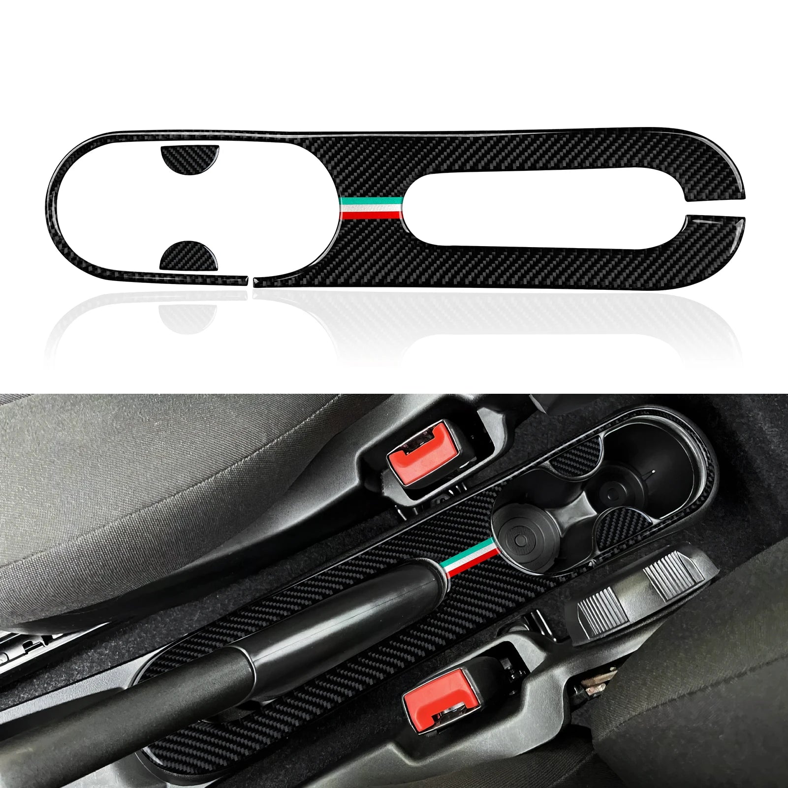 Fiat 500 Abarth 595 695 Innenraum Carbon Look Cover Set