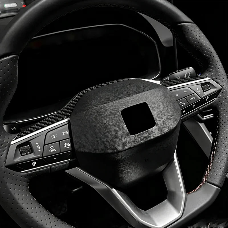 Seat / Cupra – Lenkrad Zierblende Carbon-Optik / Kupfer