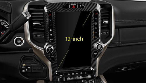 Dodge RAM 1500 2500 3500 – Navigations-Display Panel Zierblende Carbon-Optik (12 Zoll)