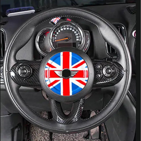 MINI Cooper Lenkrad-Mittelabdeckung – Union Jack & Farbvarianten | F54 F55 F56 F57 F60