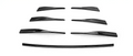 VW Golf 8 TSI TDI Frontgrill Cover Leisten Hochglanz Schwarz