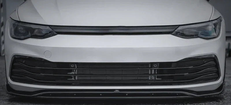 VW Golf 8 TSI TDI Frontgrill Cover Leisten Hochglanz Schwarz