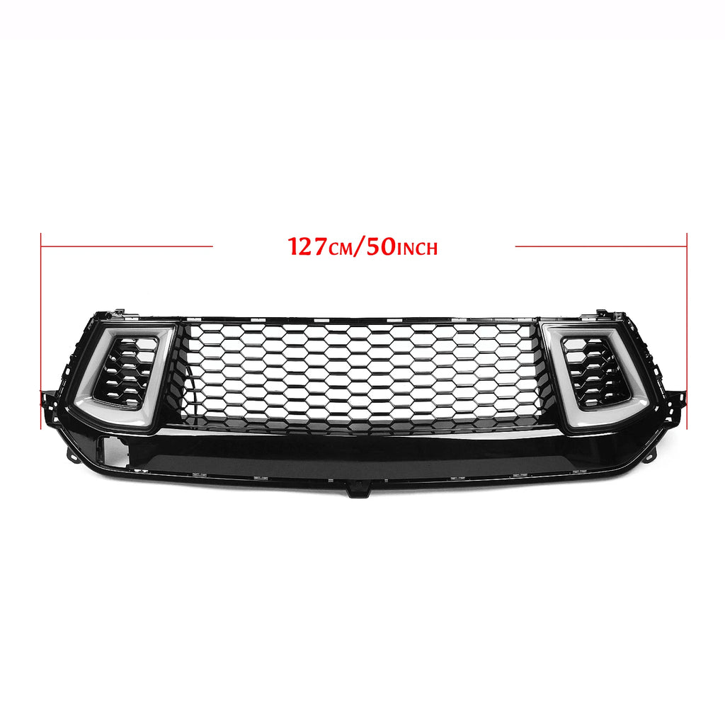 Ford Mustang Frontgrill mit LED Beleuchtung  Hochglanz Schwarz