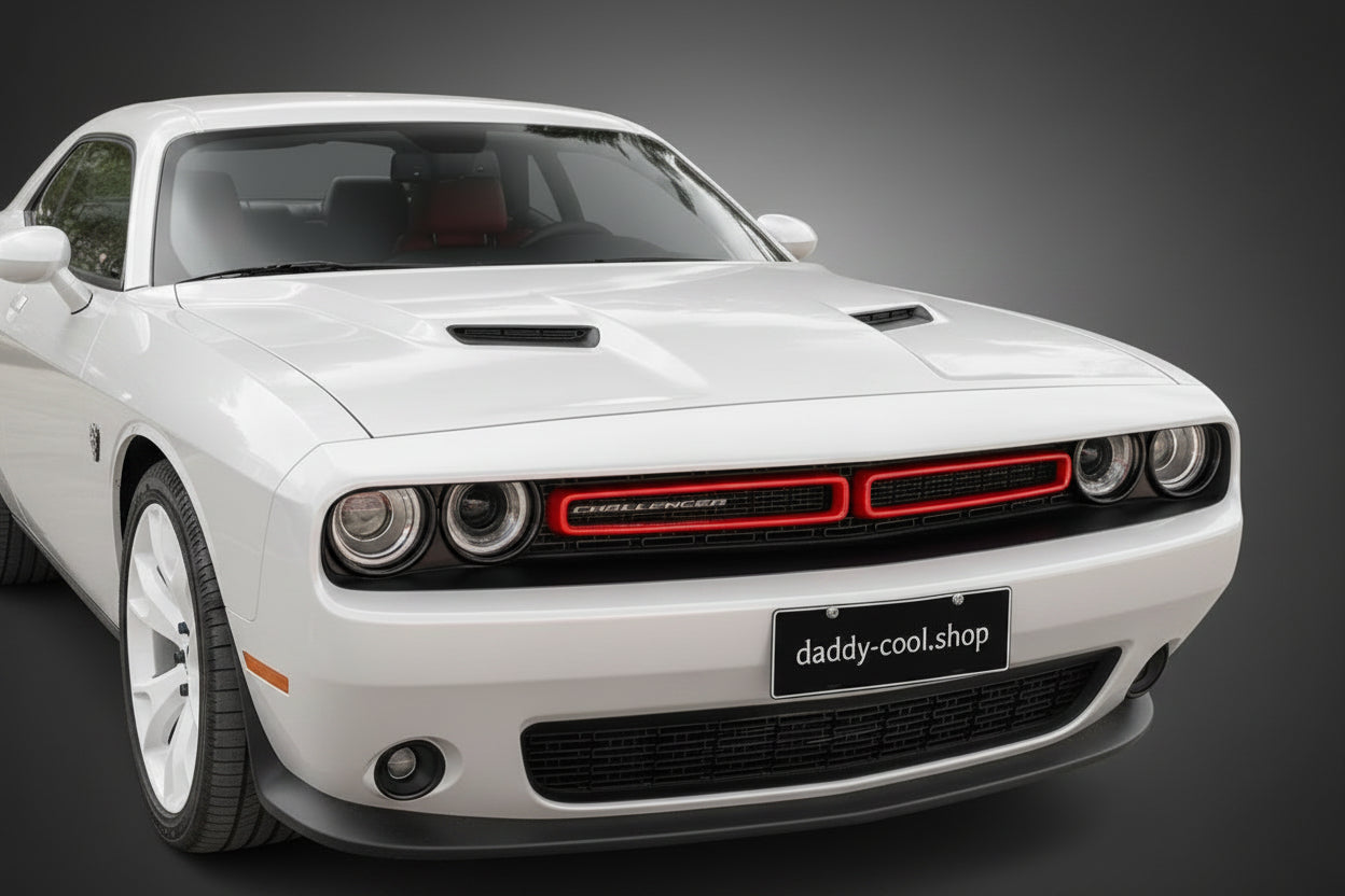 Dodge Challenger – Kühlergrill Einsätze in Wunschfarbe (2-teilig)