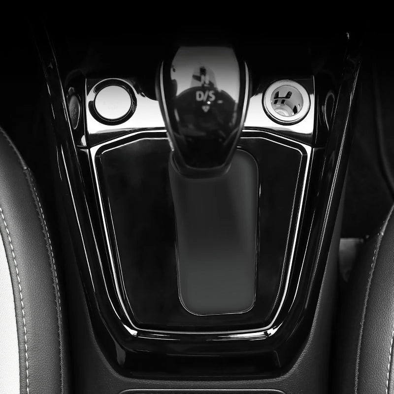 VW T-Cross Abdeckung Schaltkulisse Carbon Optik Hochglanz Schwarz
