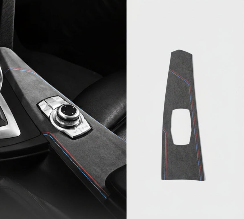 BMW F30 F32 F34 Mittelkonsole Folie Zuschnitt Alcantara Carbon Look