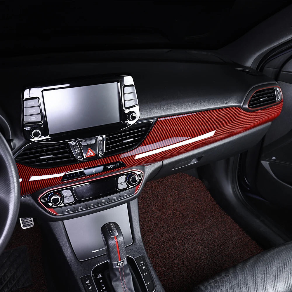 Hyundai i30 Armaturenbrett Cover Rot