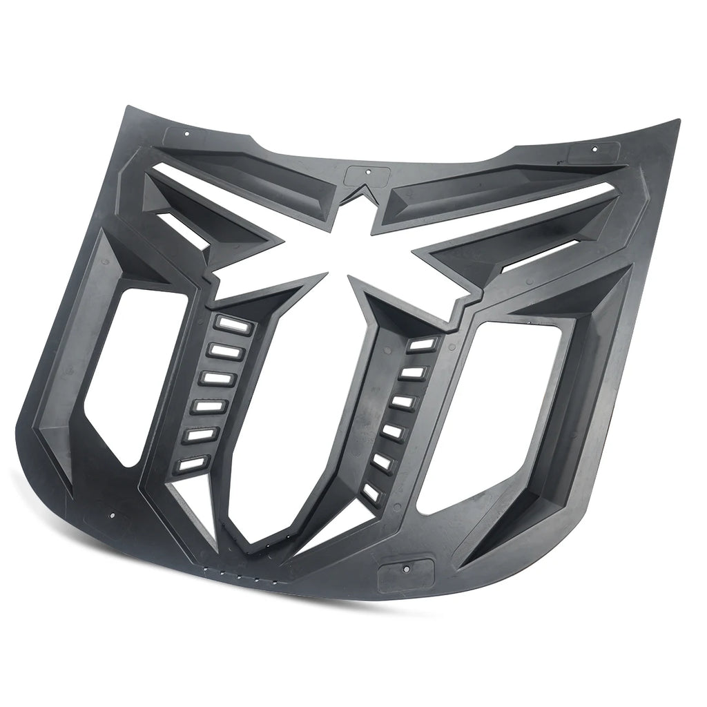 Ford Mustang – Heckscheiben Louver Hochglanz Schwarz (Black Mamba Style)