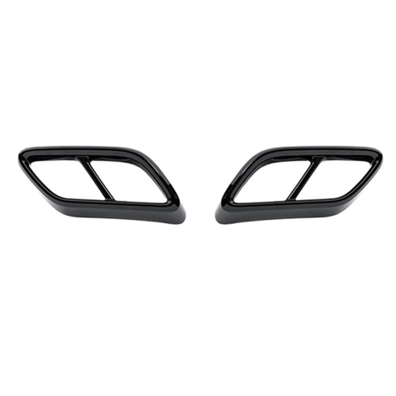 VW Golf 8 MK8 Auspuffblenden Set Hochglanz Schwarz
