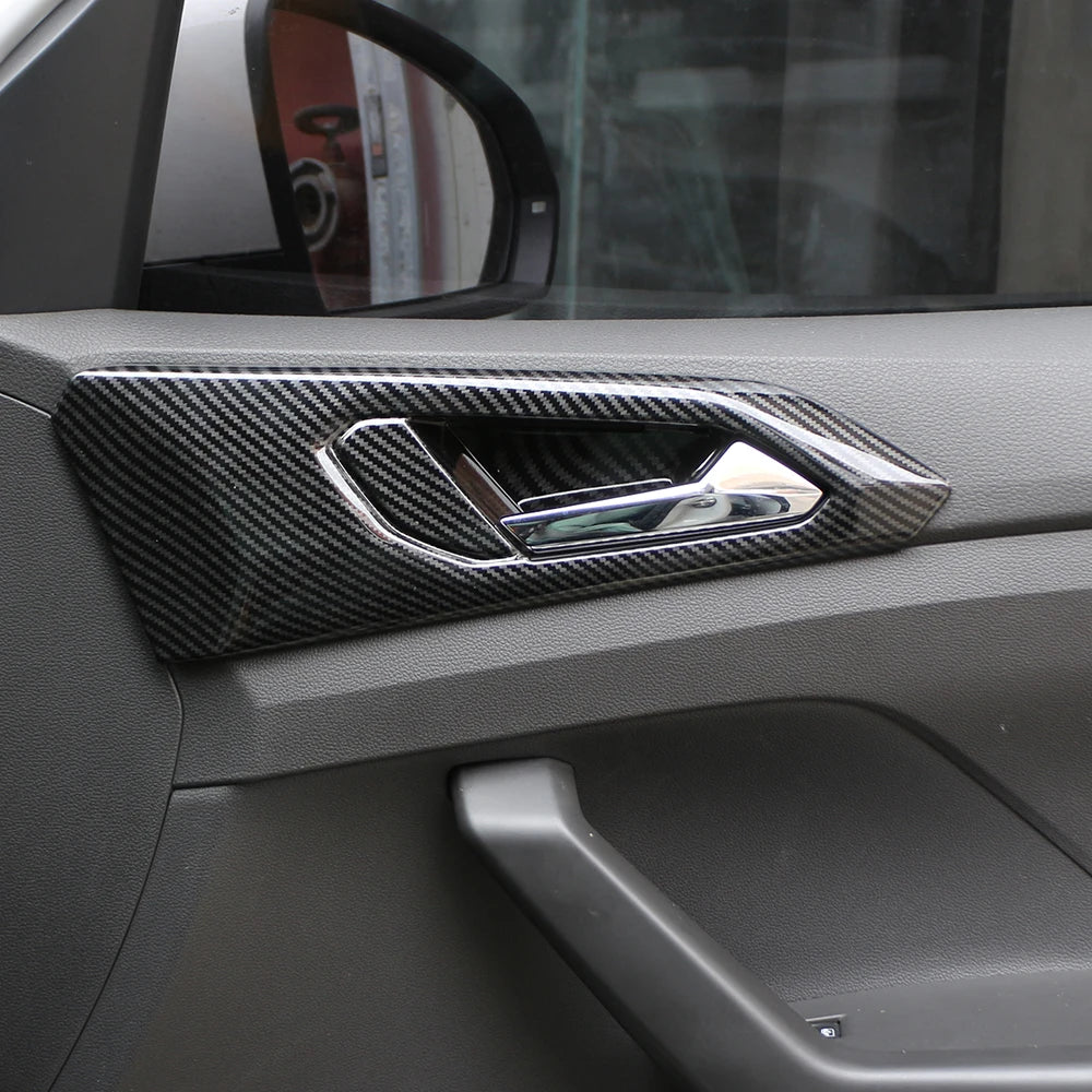 Türgriff Abdeckungen Innen Carbon-Optik für VW T-Cross