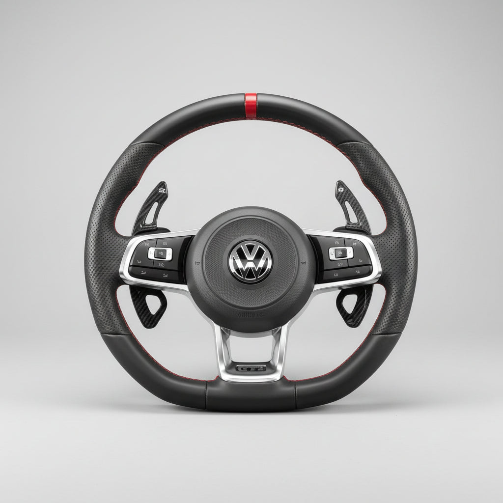 VW Golf 7 DSG Schaltwippen Verlängerung Carbon-Look
