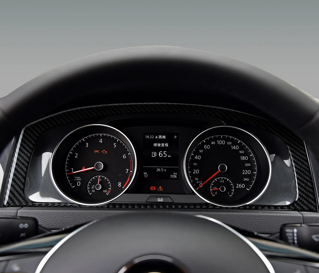 VW Golf 7 GTI / R / GTE – Tacho Rahmen Echt Carbon