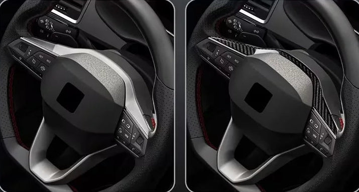 Seat / Cupra – Lenkrad Zierblende Carbon-Optik / Kupfer