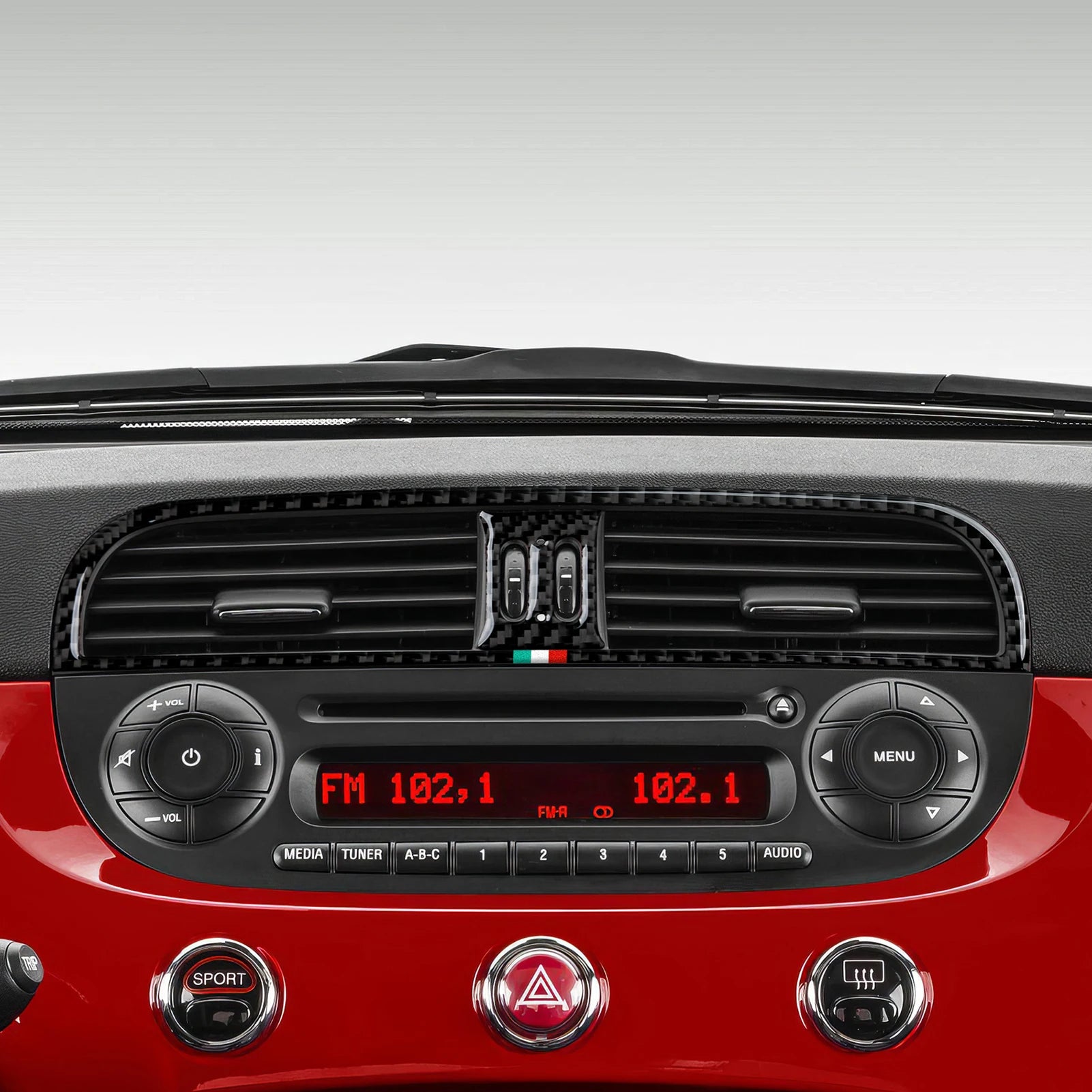 Fiat 500 Abarth 595 695 Innenraum Carbon Look Cover Set