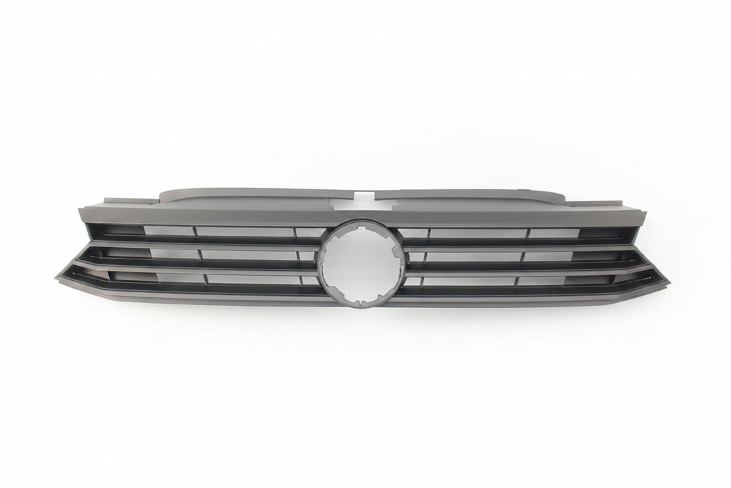 Passat 8 Frontgrill Schwarz Matt Frontansicht