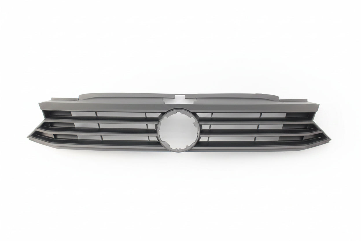 Passat 8 Frontgrill Schwarz Matt Frontansicht