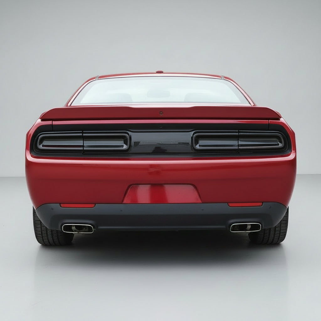 Dodge Challenger – Rückleuchten Abdeckungen Smoky Black