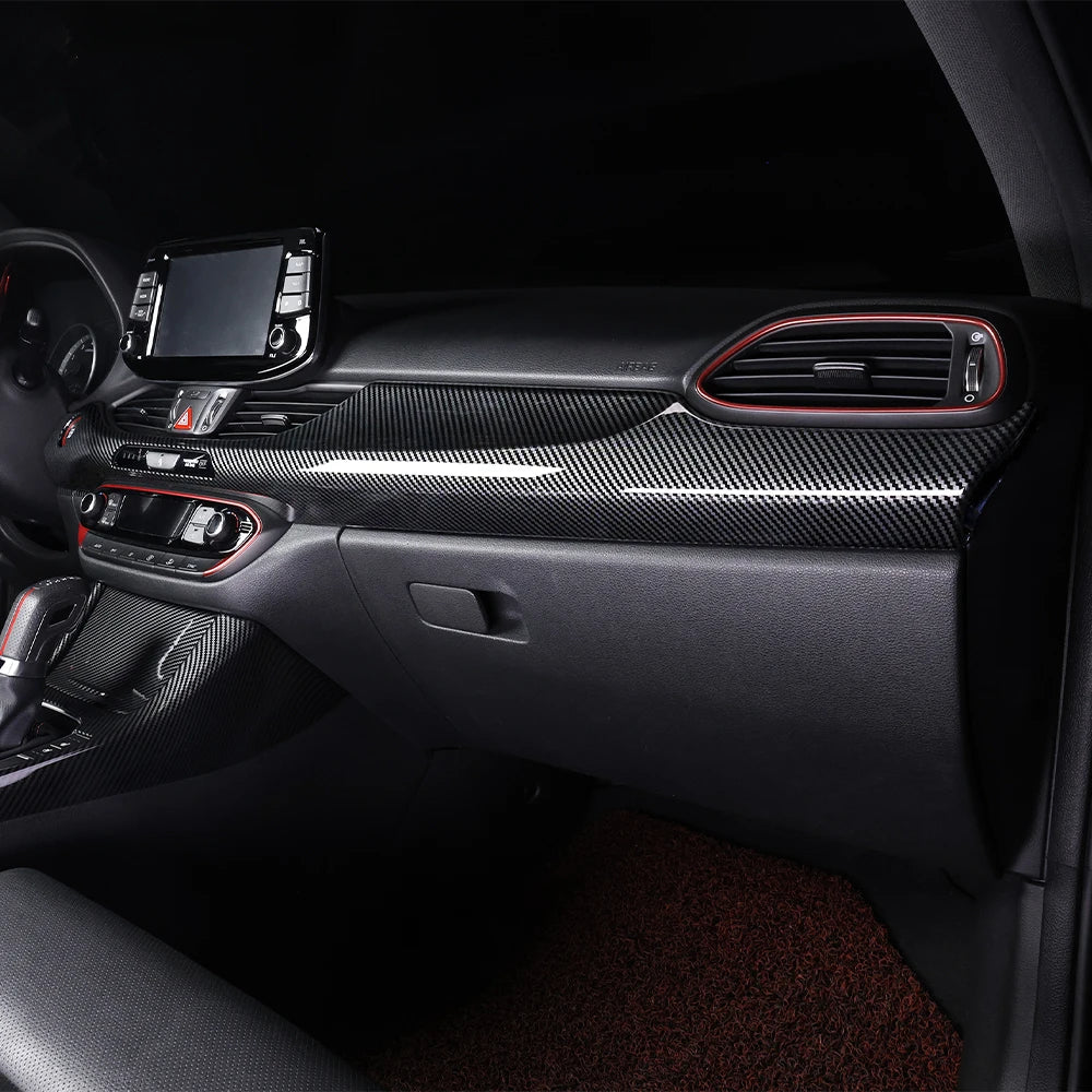 Hyundai i30 Armaturenbrett Cover Black Carbon Look