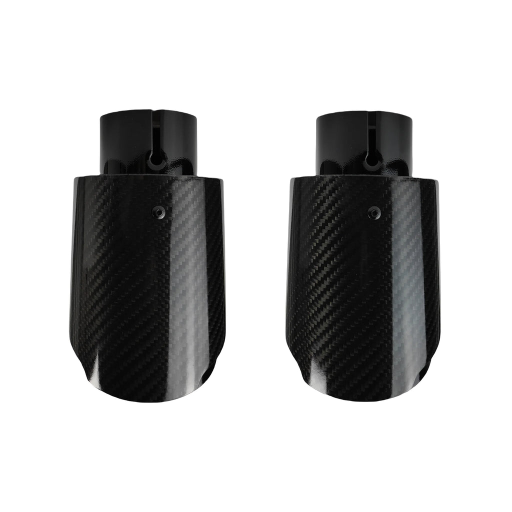 Universal Auspuff Endrohr Carbon-Optik Edelstahl

