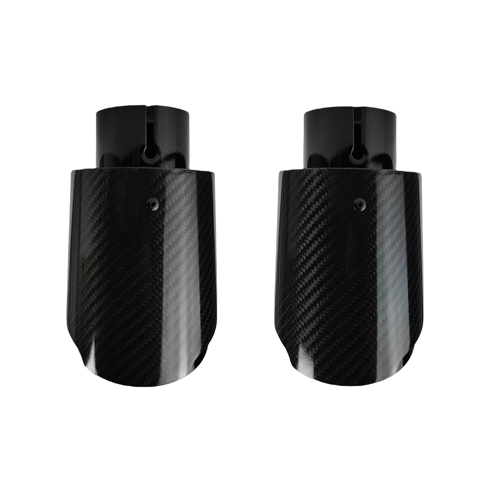 Universal Auspuff Endrohr Carbon-Optik Edelstahl
