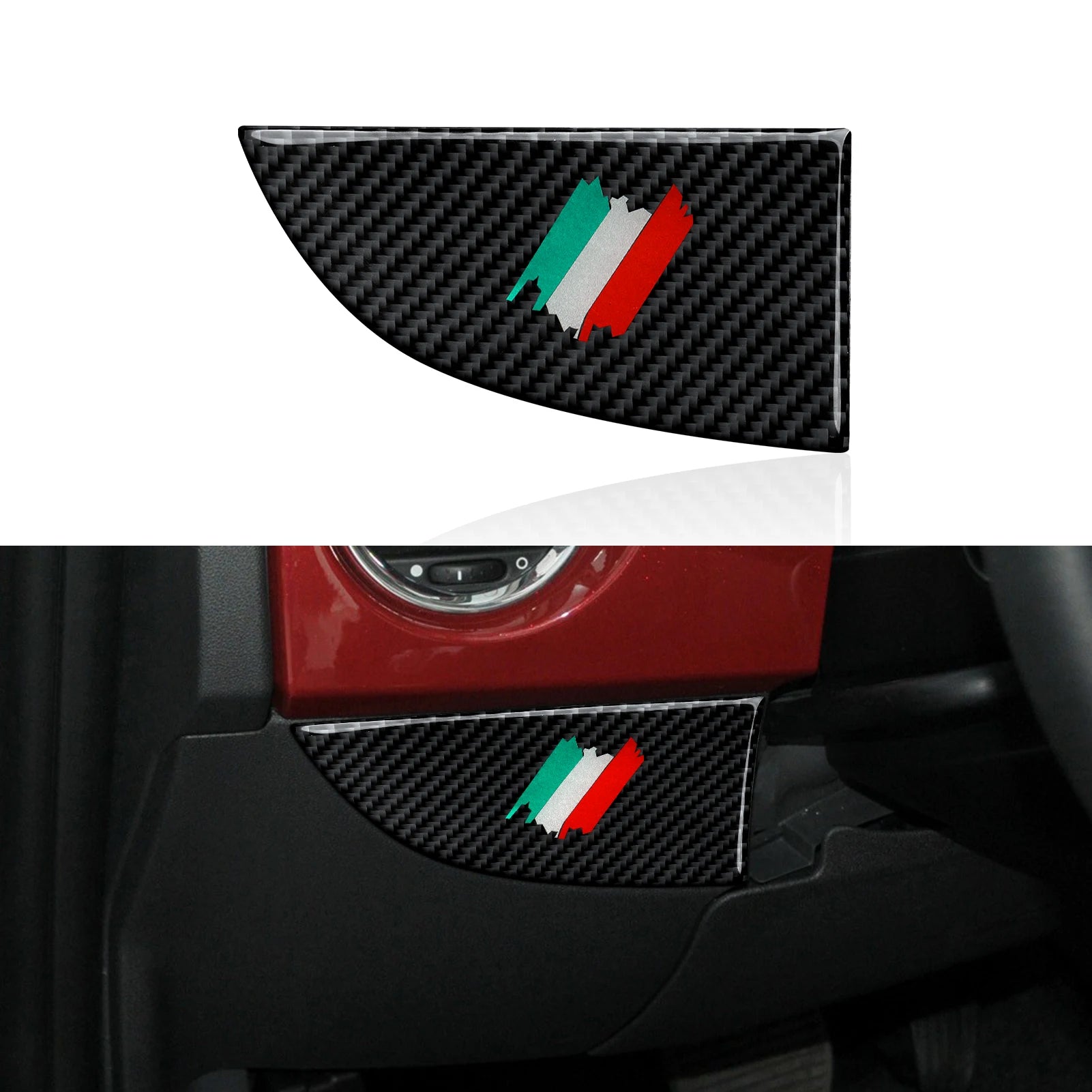 Fiat 500 Abarth 595 695 Innenraum Carbon Look Cover Set