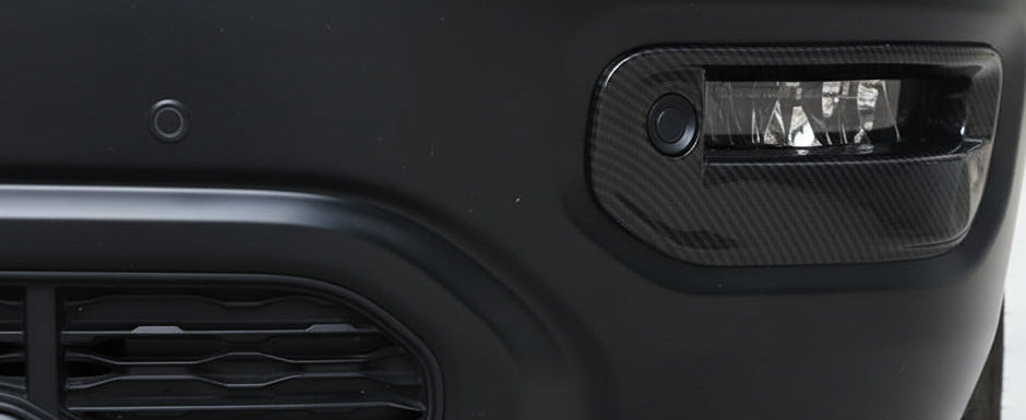 Dodge RAM 1500 – Nebelscheinwerfer Blenden Schwarz Hochglanz  Carbon-Optik