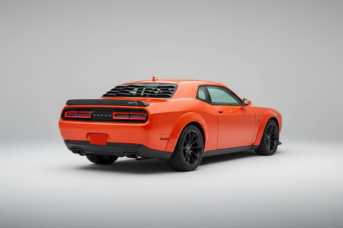 Dodge Challenger – Heck & Seiten Louvers GT Style Matt Schwarz