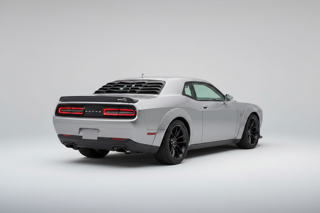 Dodge Challenger – Heck & Seiten Louvers GT Style Matt Schwarz