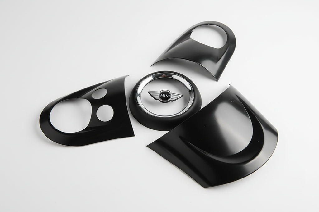 MINI Cooper Lenkrad Panel Abdeckung 3er-Set – Union Jack & Farbvarianten | R55 R56 R57 R58 R59 R60 R61