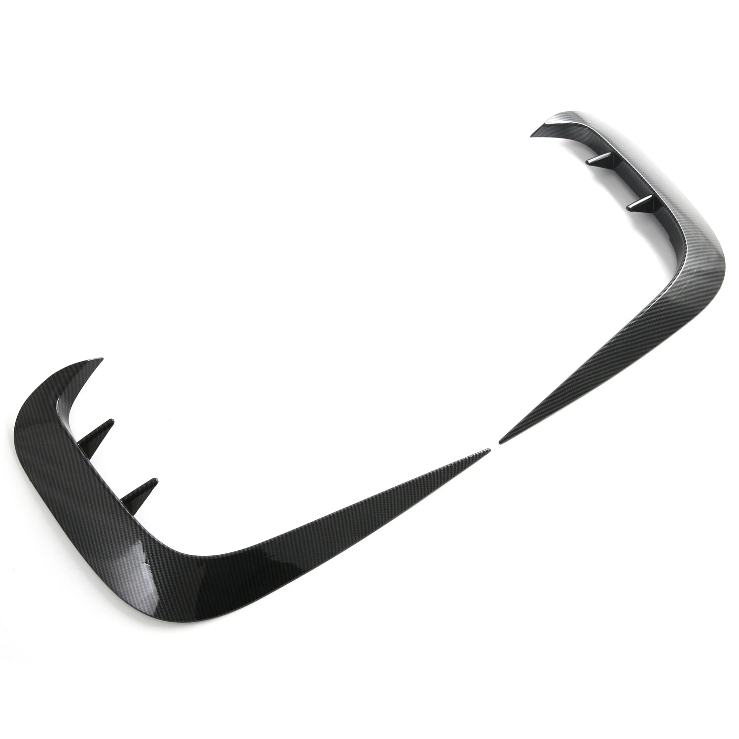 Nebelscheinwerfer Zierblenden Ford Mustang S650 Carbon Optik Hochglanz